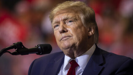 Donald Trump at a rally